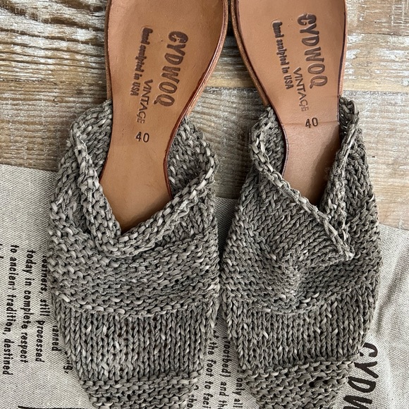 COPY - CYDWOQ vintage brand knit mule. Women’s size 40 (10) - Picture 8 of 8